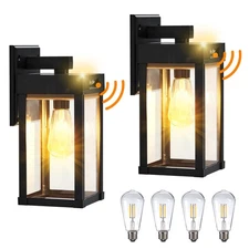 Solar Wall Lights Outdoor, 2 Pack Solar Porch Lights Outdoor with Motion , IP...