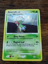Roserade 17/132 Secret Wonders Pokemon Holo Rare Holo Bleed Error