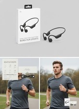 Bone Conduction Headphone Open Ear Wireless Bluetooth for Running Cycling- NOB