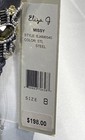 Eliza J Women's Steel Gray V-Neck Embellished Ruched Sheath Dress Sz 8 NWT — photo 4