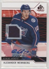 2018-19 Upper Deck SP Game Used Red Auto Jersey Alexander Wennberg #22 Auto y1g