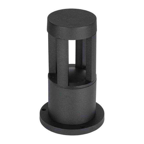 Stehleuchte AußEnbereich Led Standlampe Wegelampe Aluminium Schwarz IP65 H 25 Cm-image
