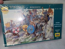 New Zvezda IX-XI AD Vikings Soldiers Kit 1/72 #8046