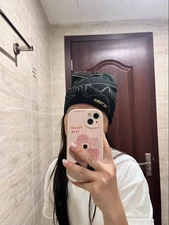 2025 Arc'teryx Merino Wool Beanie – Black Grey Bird Head Winter Hat, NWT