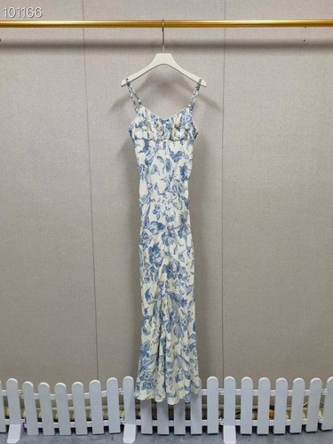 Sandro Tie Front Slip Dress Backless A-line Midi Dress for Ladies - Picture 3 of 9