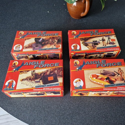 Aigle Force  Mego Idéal  4 Coffrets  : Cheyenne)  + sgt Brown +  Panter + Larsen - Bild 1 von 22
