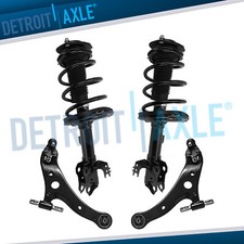 Front Struts w/ Coil Spring Lower Control Arms for 2013 2014 2015 Toyota Avalon