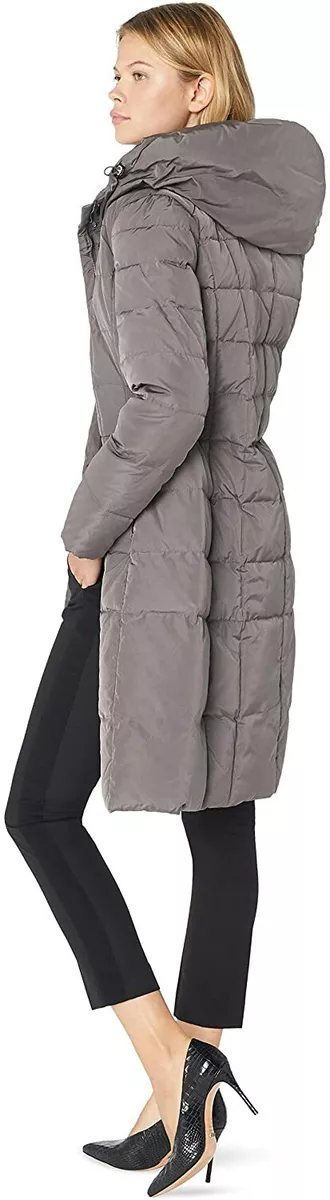 Cole haan quilted shop waist tie jacket
