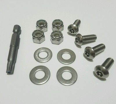 Anti Theft Security Stainless Steel Motorcycle License Plate Frame