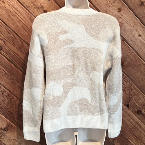 Nuevo con etiquetas Cárdigan Tejido Marca Lucky Mangas Largas Botones Colorblock Suéter Pequeño - Imagen 3 de 7