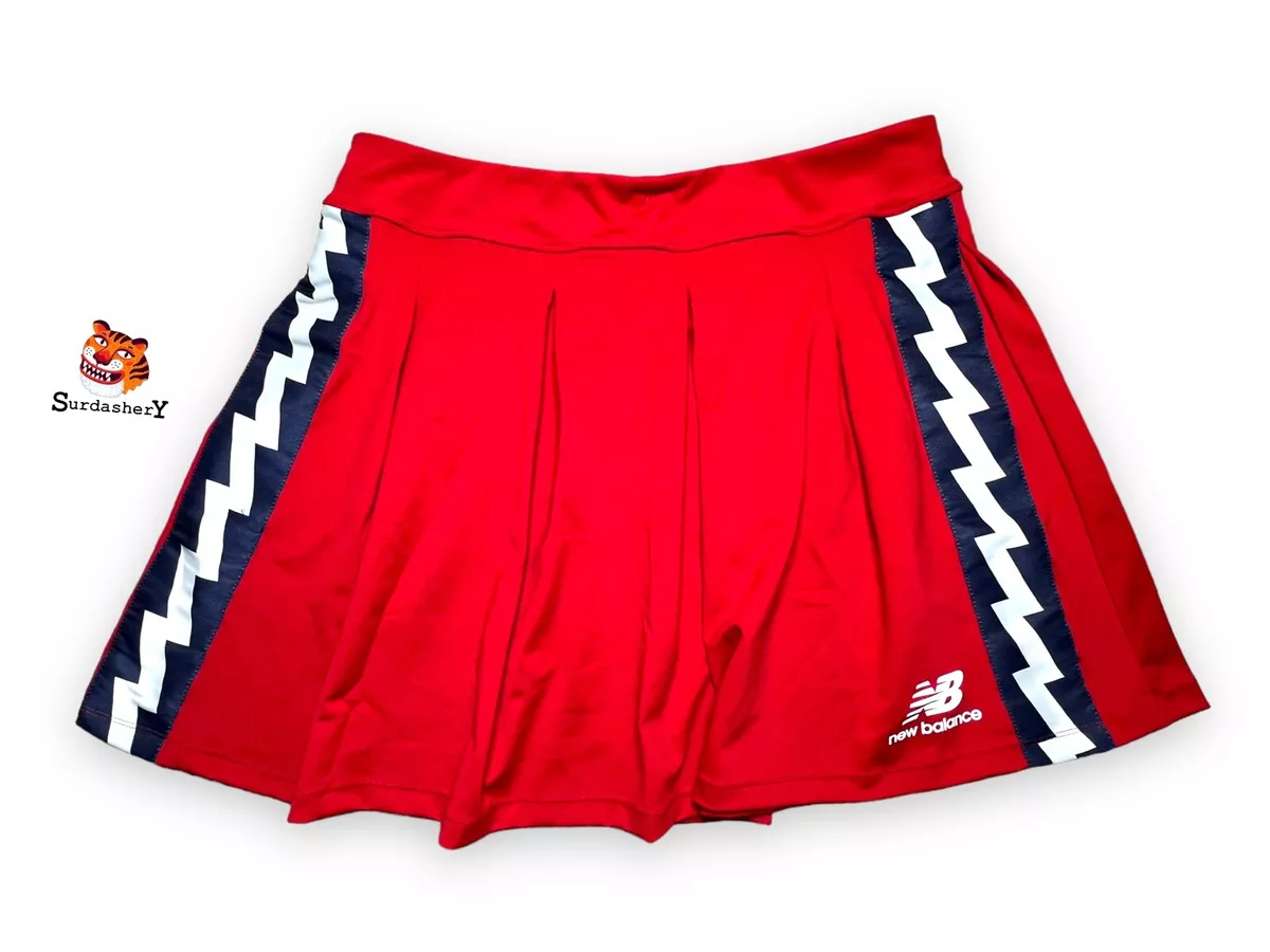 Red athletic skirt sale