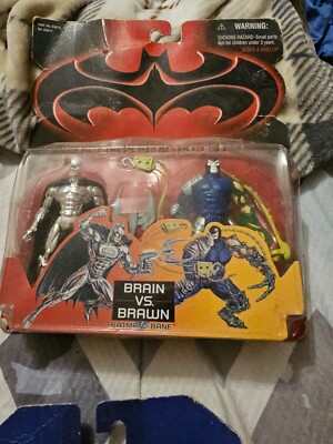1997 Kenner Batman & Robin Series Brain vs Brawn (Bane
