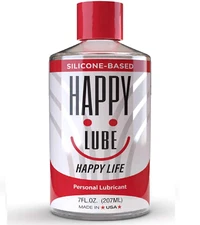 Happy Lube Silicone Based Lubricant for Personal Pleasure in Men and Women or...
