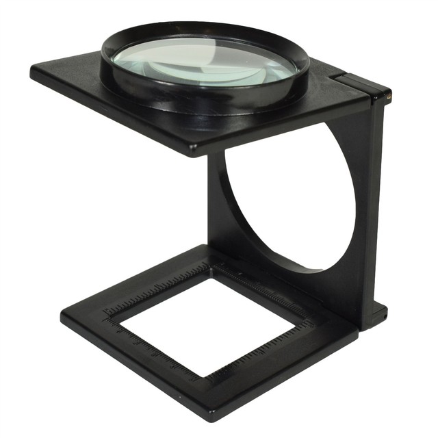 Folding Foldable Magnifying Magnifier Glass Reading Aid Optical Lens