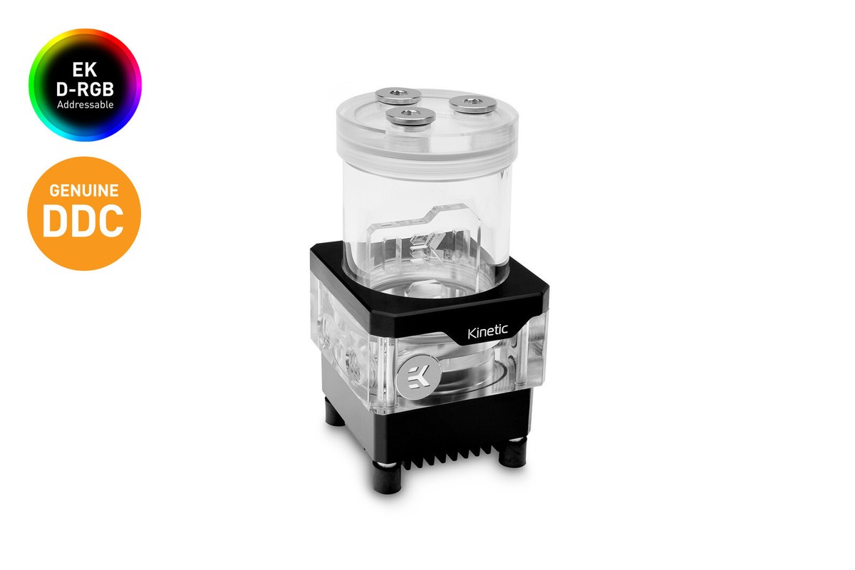 EK-Quantum Kinetic TBE 120 DDC PWM D-RGB - Plexi EK-Quantum Kinetic TBE 120 DDC PWM D-RGB - Plexi