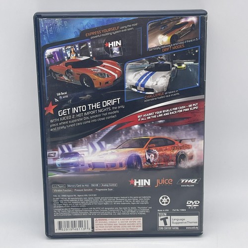JUICED 2: Hot Import Nights - PS2 Sony PlayStation 2 2007 con manual ¡PROBADO! - Imagen 13 de 23