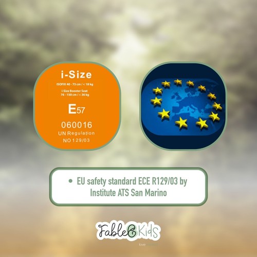 Fablekids Silla de auto NOBLE Silla de coche niños Isofix giratoria 360° - Imagen 11 de 13