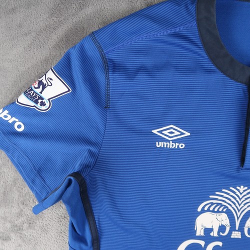 Umbro Everton FC 2014/2015 Home Shirt Football Soccer Jersey Mens L Large Blue - Picture 5 of 19