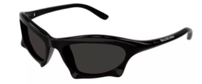 Balenciaga BB0229S-001 Black/Grey Men's Sunglasses