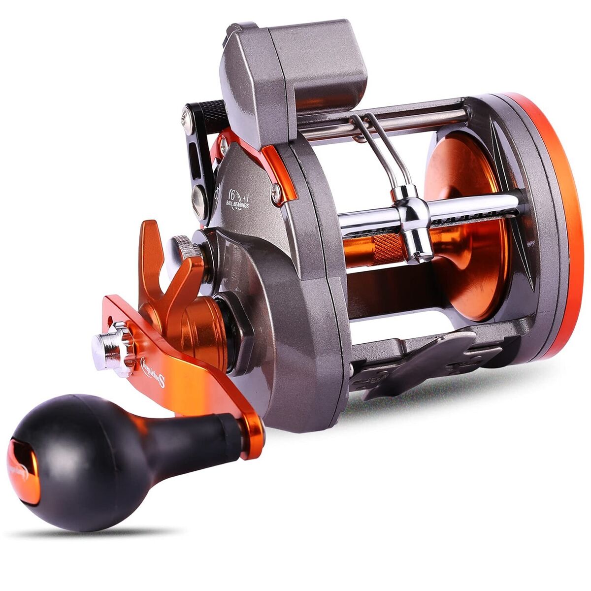Sougayilang Line Counter Trolling Reel Conventional Level Wind Fishing Reel-Thunder LS II 3000R-Right Handed
