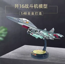 1:48 46CM China J-16 Fighter Jet Airplane Diecast Military Plane Aircraft Model