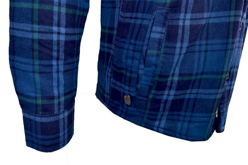 Camisa a cuadros para hombre Tokyo Lavandería Sherpa forrada de franela S-XL - Imagen 8 de 19