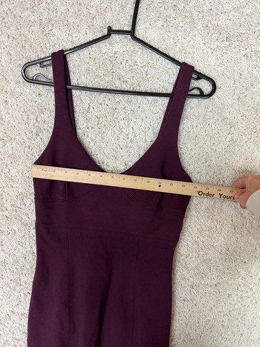 Aritzia Babaton Marsden Dress Womens Size 4 Burgundy Pencil Bodycon Sleeveless - Picture 6 of 11