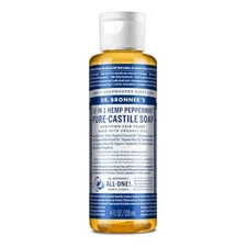 Dr. Bronner's Liquid Soap Magic All One Pure Castile Peppermint 18 In 1 4fl.oz