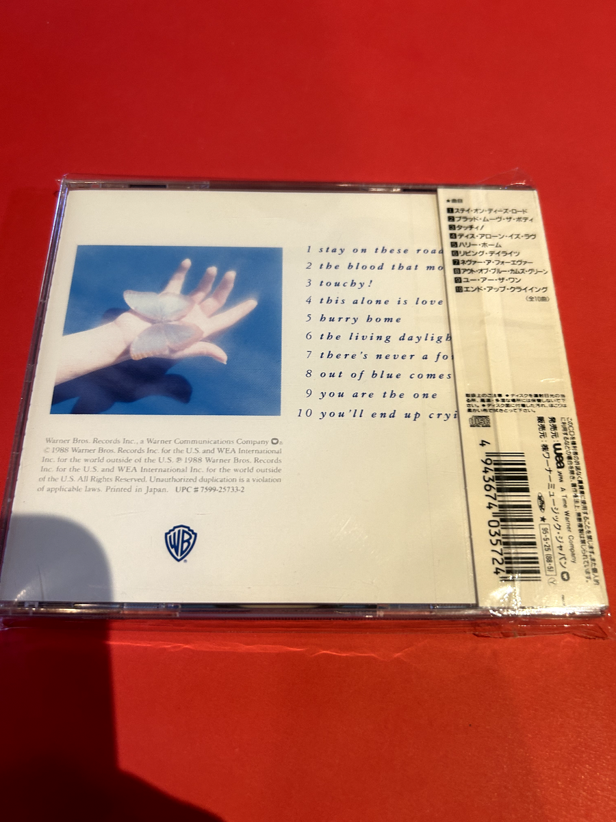 A-ha Stay On These Roads / 1988 the 3rd album Japan release