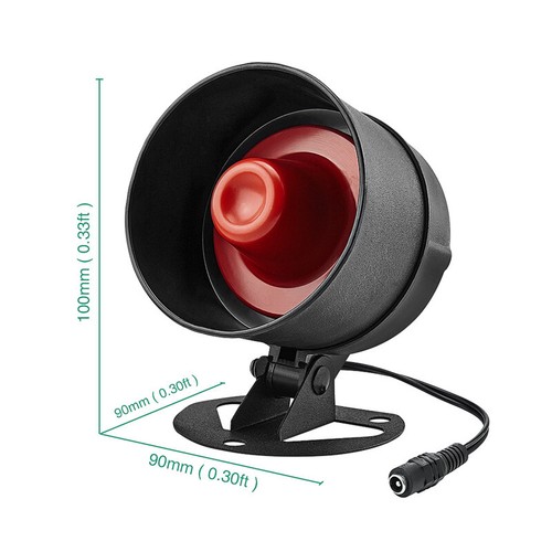 Burglar Security Alarm System Loudly 120dB 12V Wireless Speaker Motion Sensors - Picture 3 of 6