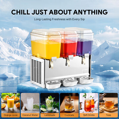 red slush vape liquid Commercial Juice Dispenser 4.8 Gallon 54L Cold Beverage Drink Dispenser  Machine