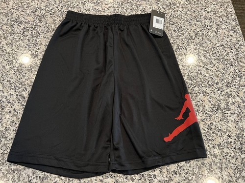 NWT NIKE AIR JORDAN BOY'S 3 PC SET SHORT SLEEVE JOGGERS & SHORTS BLACK L & XL - Picture 10 of 11