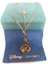 Alice in Wonderland Rock Love Spinner Pendant Necklace by Mary Blair