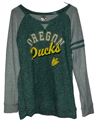 Oregon Ducks Creative Apparel Concepts Long Sleeve Shirt Women s Size Large