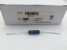 (10 pcs) 45FR15 Ohmite, 5 Watt 0.15 Ohm 1%, Wirewound (Silicone Coated) Resistor