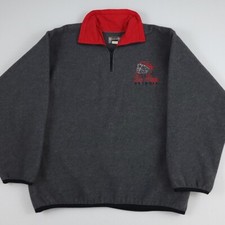 Vintage 90s Legends Athletic Detroit Red Wings Fleece Pullover Rare USA Made NHL