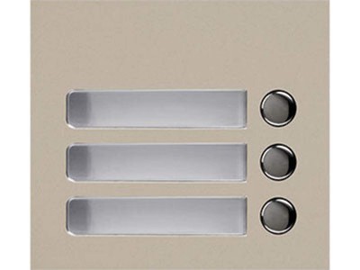 GF-3P - Aiphone 3 Call button panel for GH intercom (requires one GHSW switch mo