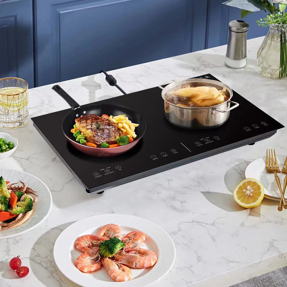 Double Induction Hob 2800W Portable Twin Plate Electric TableTop LED Display
Opens in a new window o