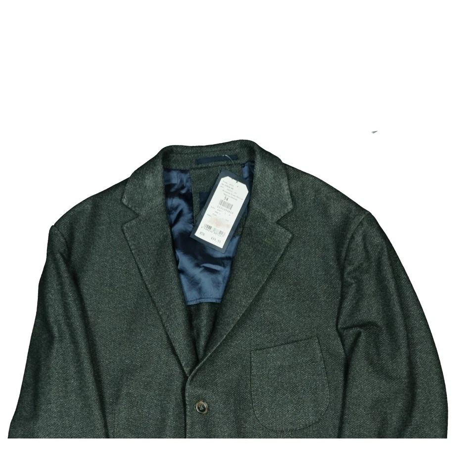 EDUARD DRESSLER Herren Jacke Sakko Blazer Business Wolle Kaschmir 54 XL Grün NEU - Bild 2 von 3