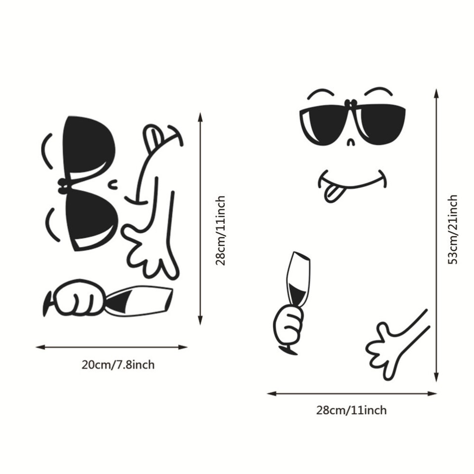 Removable Wall Sticker Fridge Sticker Wall Decals Door Sticker eBay