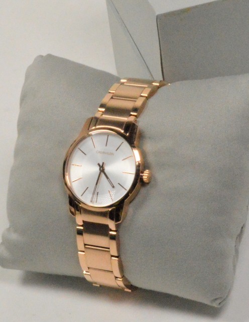 ck rose gold watch