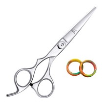 Professional Left handed Japanese 440C Barber Salon Hair Cutting Shears Size 6"