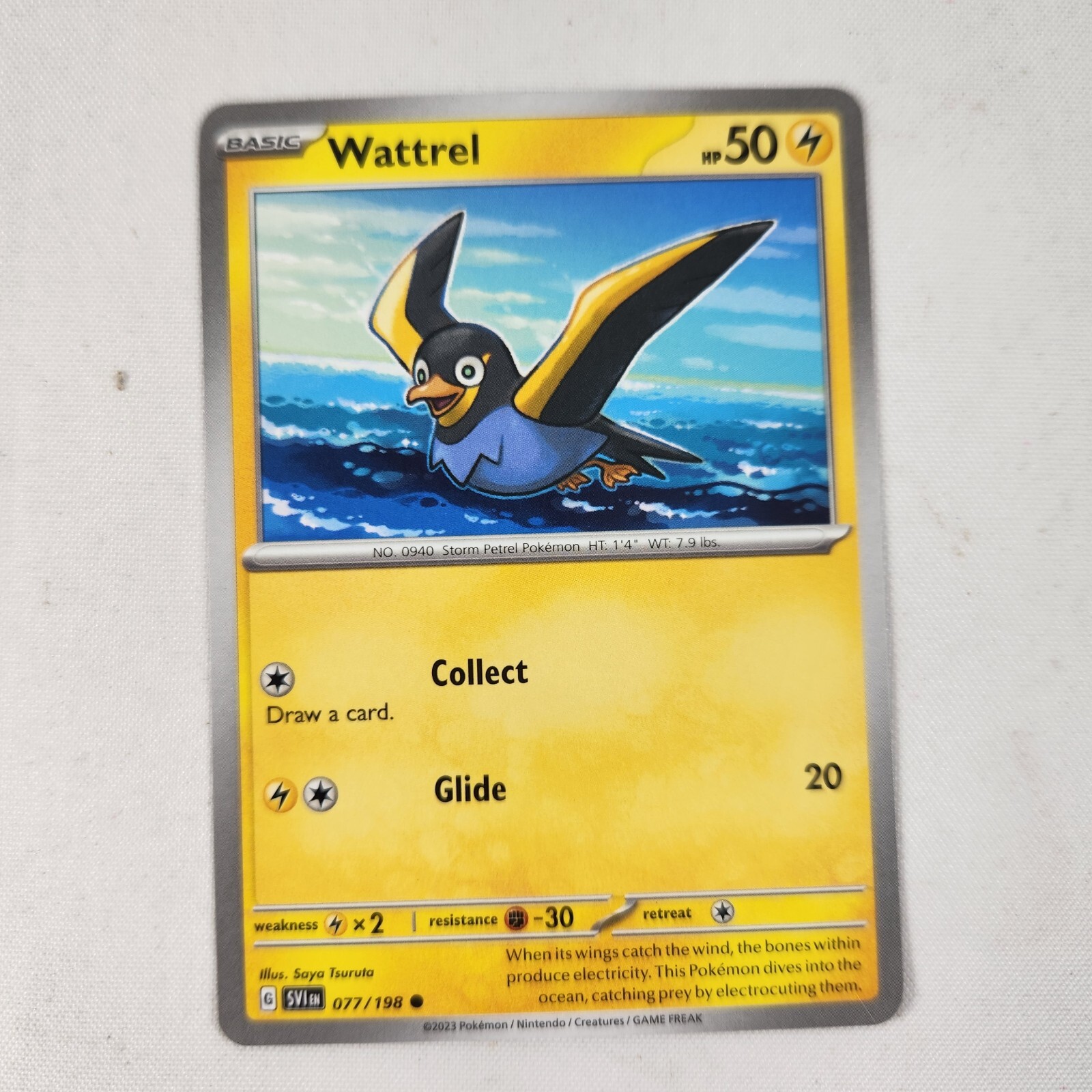 Wattrel 077/198 Pokemon Card Near Mint TCG Trading Card Game
