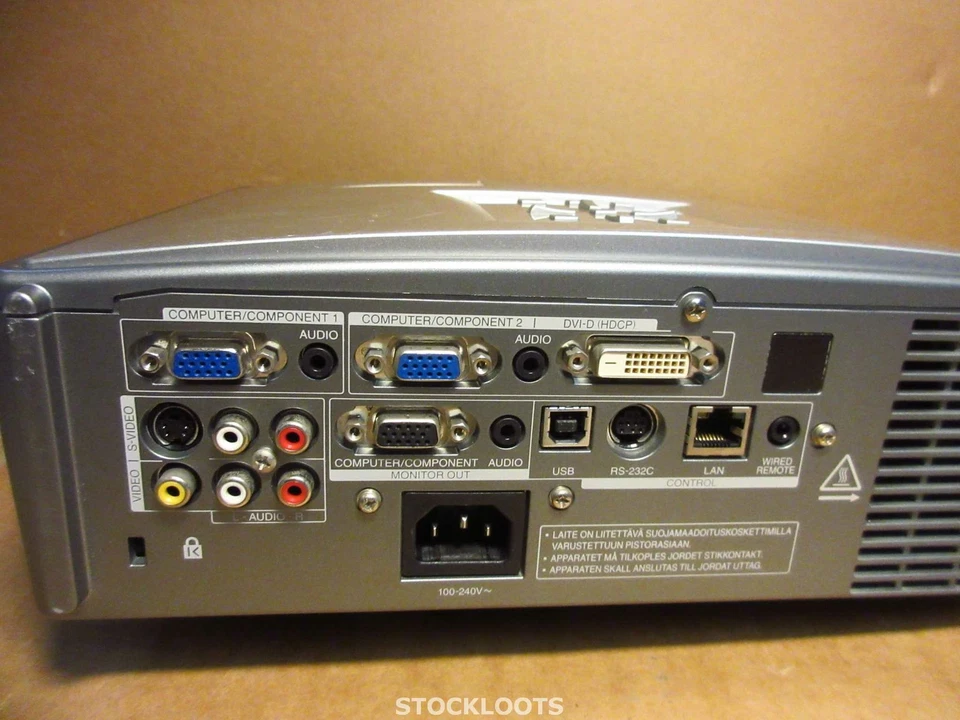 SHARP XG-C330X Projector Beamer 3LCD XGA 3300 LUMENS / 114 HOURS / EXCL REMOTE - Bild 2 von 3