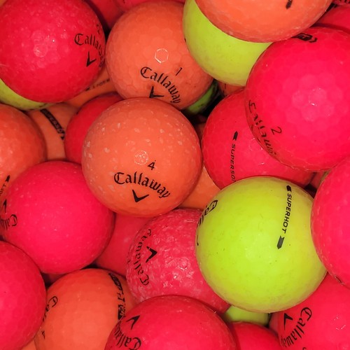50 pelotas de golf usadas súper calientes/superblandas mezcla de colores mate Callaway - 2A Shag AA - Imagen 5 de 8