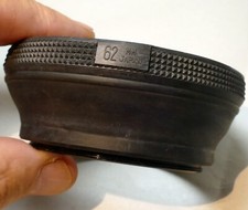 62mm Rubber collapsible Lens Hood Shade for 50mm f1.4 normal lenses