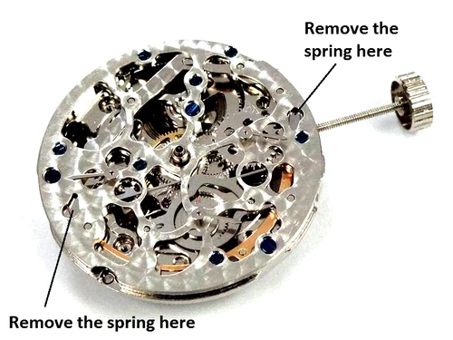 Automatic Movement 2196 Skeleton - Day - Date 24H New