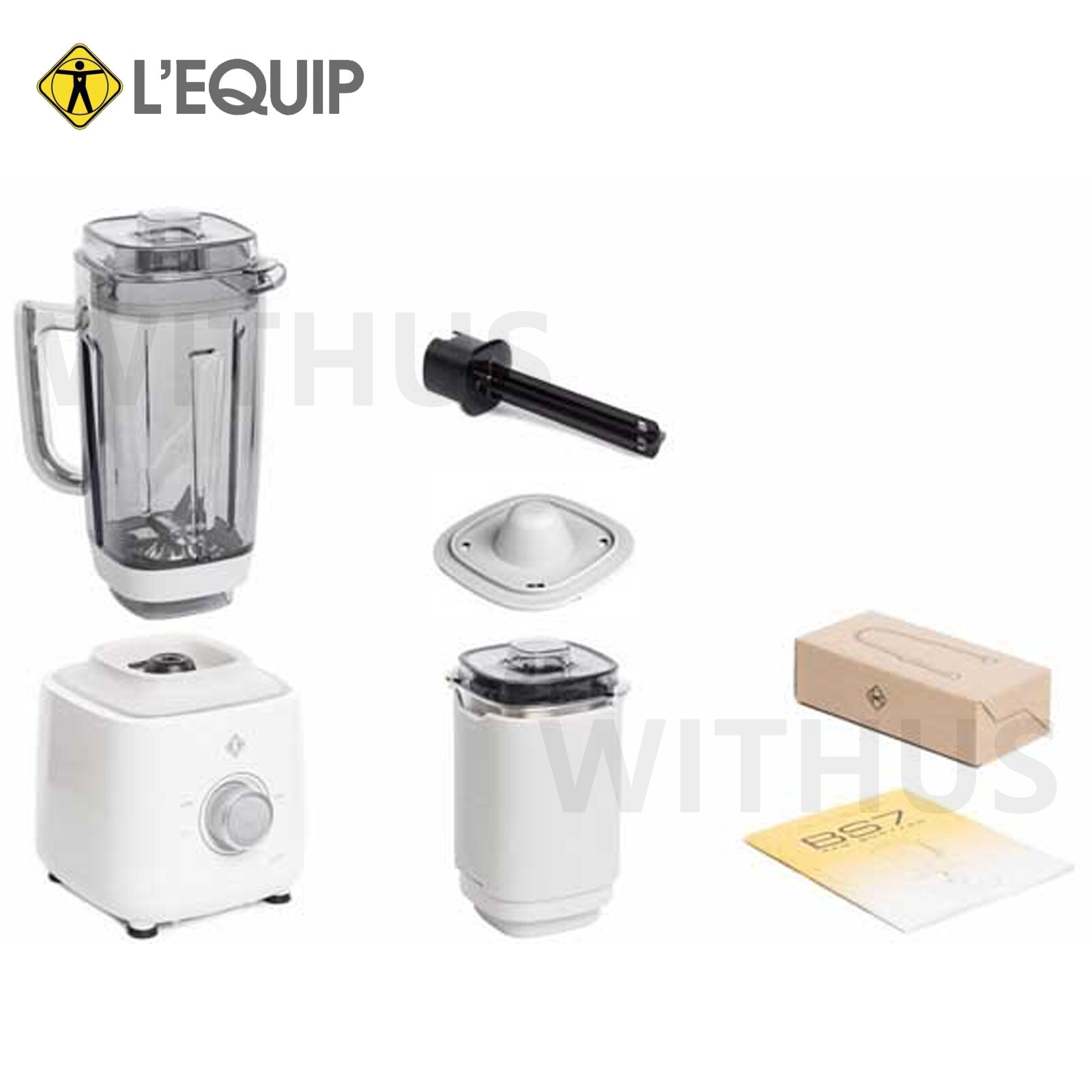 LEQUIP BS7 Quattro Blender Mixer Grinder Juicer 33,000RPM 220V w/ Stainless Cup