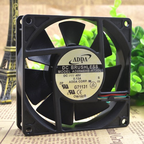 1pc ADDA AD0924UB-A73GL 9CM 9225 48V 0.13A Double Ball Cooling Fan - Picture 3 of 5