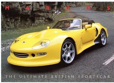 Marcos Mantis 1998-2000 UK Market Single Sheet Sales Brochure Supercharged